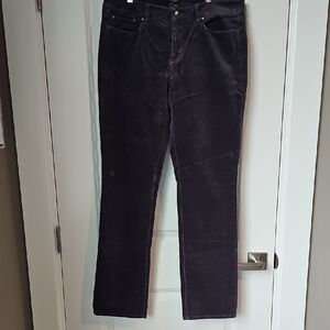 Ann Taylor Signature Corduroy Pants - Deep Gray